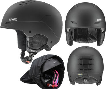 KASK NARCIARSKI SNOWBOARDOWY UVEX Wanted Black mat