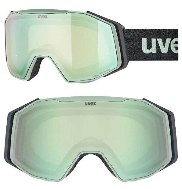 Gogle narciarskie UVEX Gravity FM Oxid Green SZYBA mirror OPAL S2