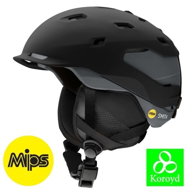 Kask Smit QUANTUM MIPS BOA matte black charcoal 55-59 M