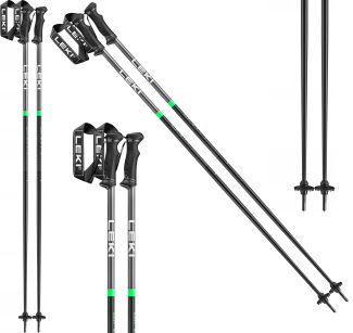 Kije kijki zjazdowe narciarskie LEKI QNTM green