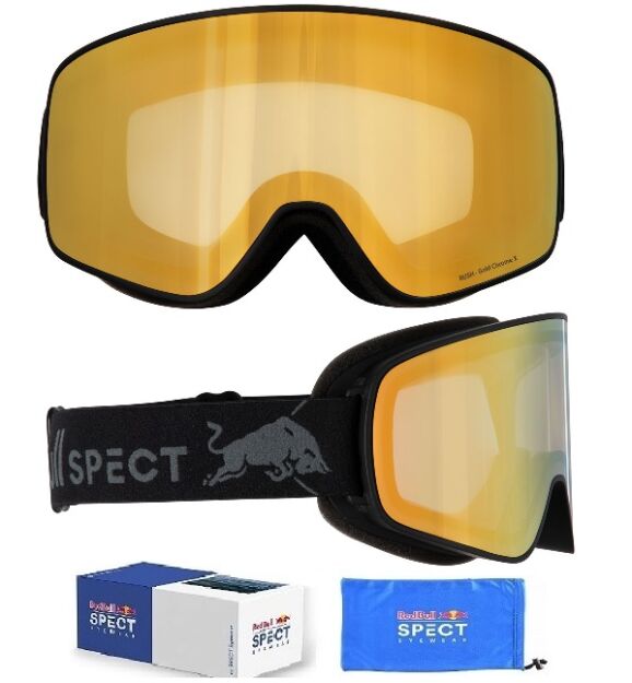 Gogle RED BULL SPECT RUSH 16GOX black SZYBA Gold X Photochrome S1-S3 Large