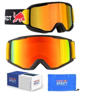 Gogle RED BULL SPECT NEON 02RE2 dark blue SZYBA red orange mirror