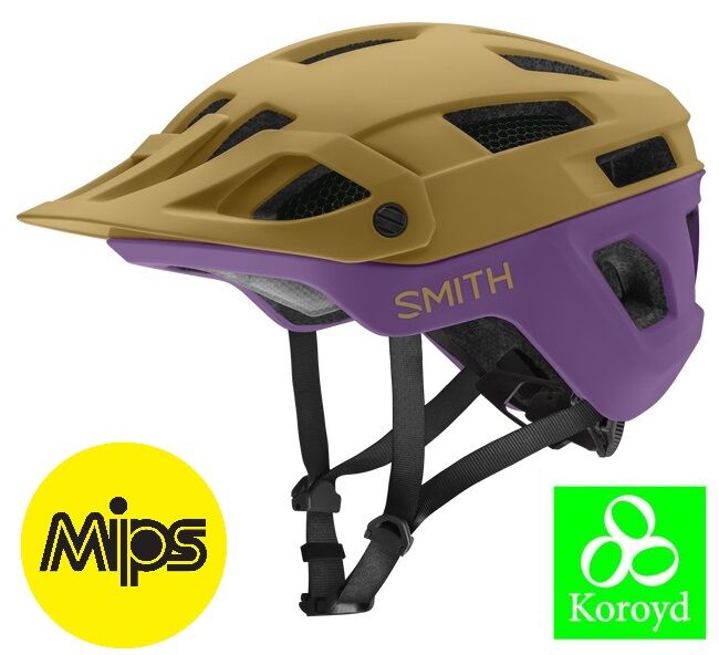 Damski Kask MTB SMITH Engage 2 MIPS KOROYD coyote indygo purple