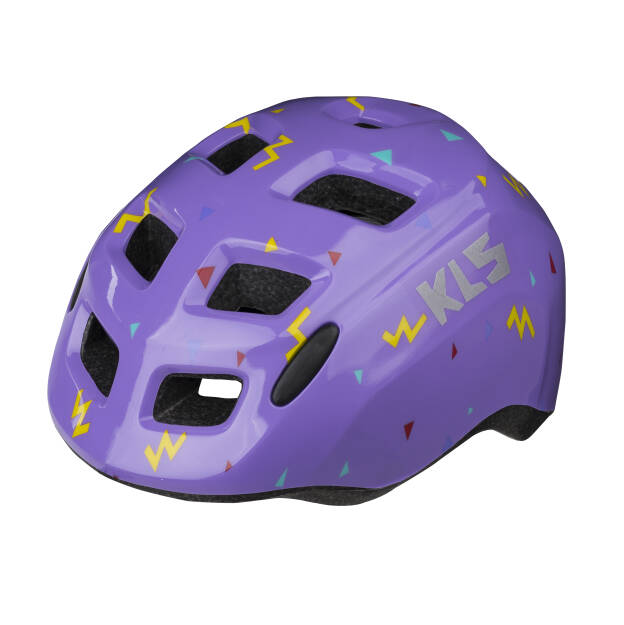 Kask Dziecięcy Rowerowy KELLYS ZIGZAG FIOLET