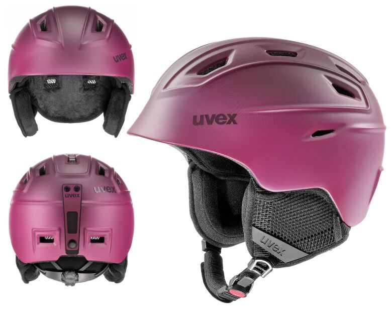 Damski KASK NARCIARSKI UVEX Fierce pink berry 2025