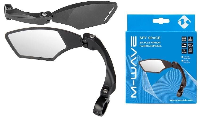 Lusterko rowerowe M-Wave BACKSIGHT Prawe / Lewe Space Spy 3D