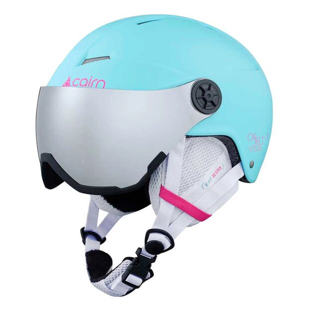 Kask narciarski dla juniora Cairn Orbit Visor JR turkusowy 54-56cm