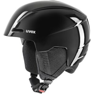 Kask narciarski dziecięcy UVEX Viti pure black czarny połysk