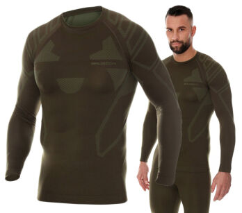 Bluza termoaktywna męska Brubeck RANGER PROTECT khaki