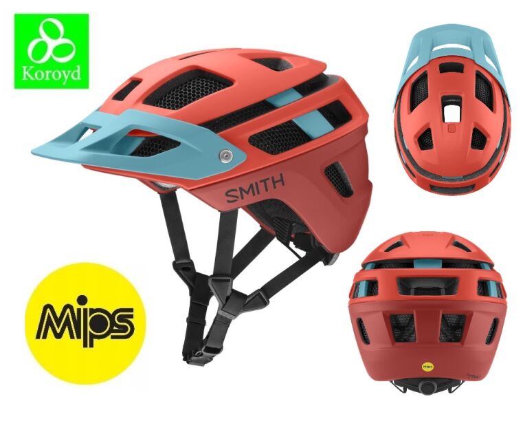 Kask rowerowy MTB SMITH Forefront MIPS poppy terra storm