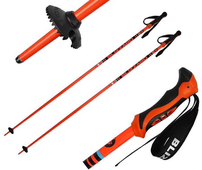 Kije narciarskie Blizzard Race ski poles neon orange