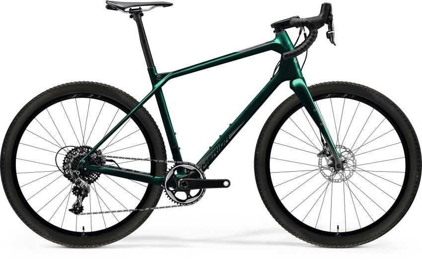 Rower MERIDA SILEX+ LIMITED GRAVEL Carbon transparent green