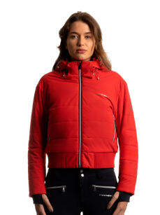 Fischer Damska Kurtka Narciarska Bomberka JUBILE Jacket Czerwony Red