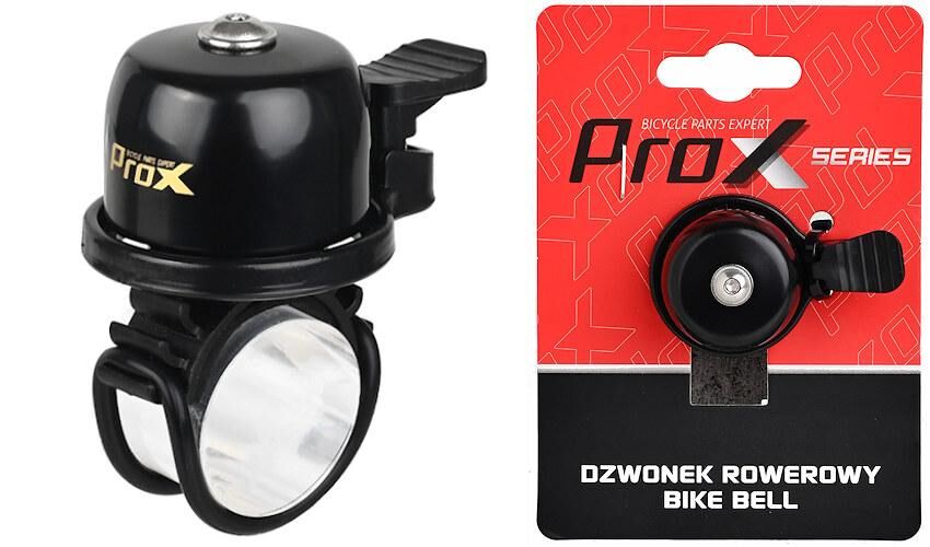 DZWONEK ROWEROWY MECHANICZNY PROX DES CZARNY