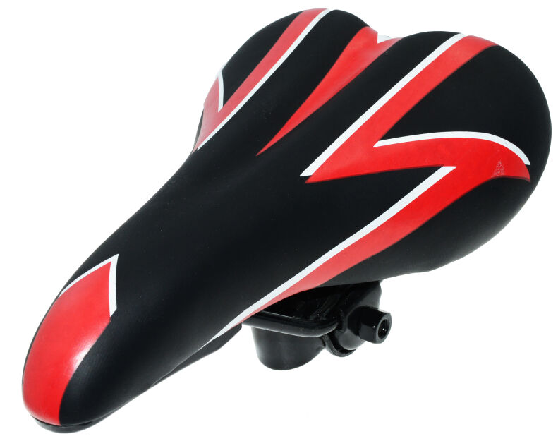 SIODEŁKO DZIECIĘCE SELLE S206 blk red koła 20-26