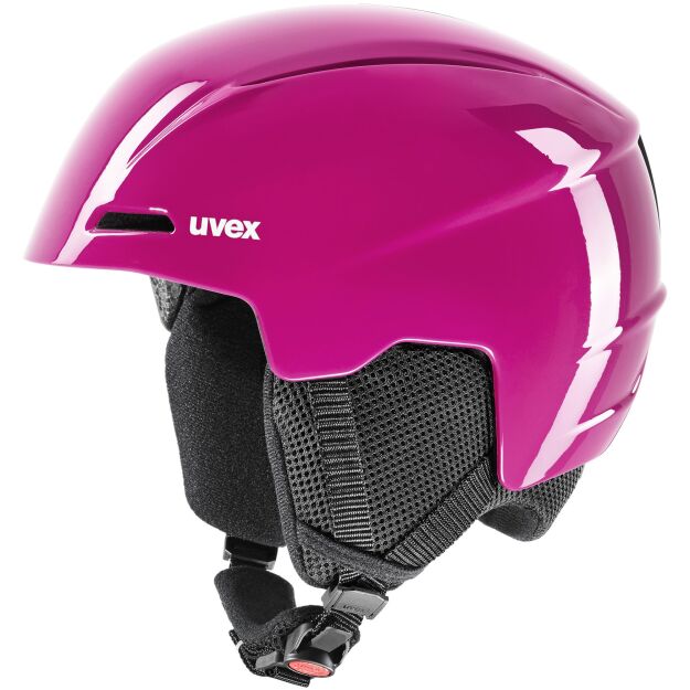 Kask narciarski dziecięcy UVEX Viti pure berry różowy połysk