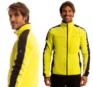 Fischer UP Flex Jacket Męska bluza narciarska polar II warstwa yellow 2025