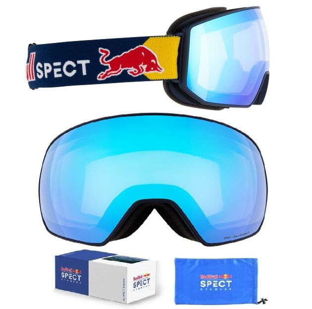 Gogle RED BULL SPECT FINK 01BLX blue SZYBA blue chrome X Photochrome S1-S3