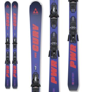 Narty Fischer RC4 THE CURV POWER PWR WoodCore blue red  +wiązania RS10