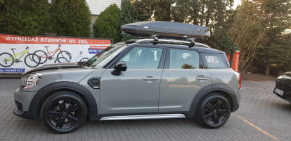 Bagażnik do MINI CountryMan 2017-> ALU na relingi EcoBase 120cm