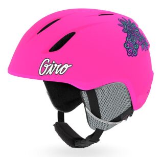 JUNIORSKI Kask narciarski GIRO LAUNCH matte bright pink roz. S (52-55.5 cm)