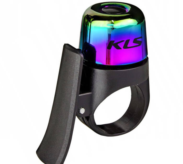 DZWONEK ROWEROWY KELLYS BUZZER RAINBOW MOSIĘŻNY