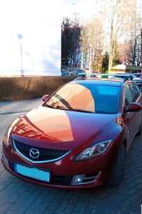 Bagażnik do Mazda 6 combi 2002->2011 ALU na relingi klasyczne EcoBase 120cm