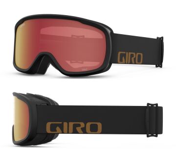 Gogle narciarskie GIRO CRUZ CAMP TAN WORDMARK (Szyba lustrzana kolorowa AMBER SCARLET 39% S2)