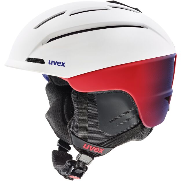 Kask narciarski UVEX Gravitate Hybrid white grad magma mat