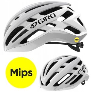 Kask GIRO Agilis MIPS szosa GRAVEL biały