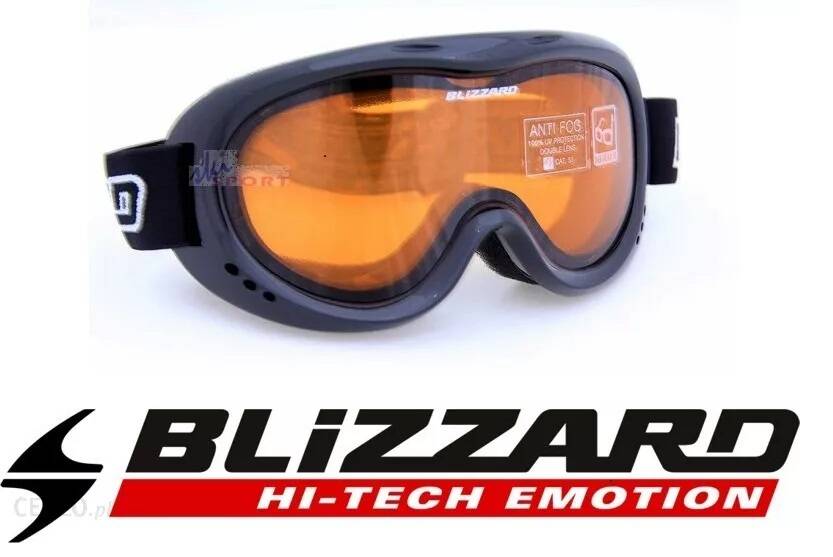 Gogle Blizzard JUNIOR 907 AO Black matt orange / single S1 56.58%