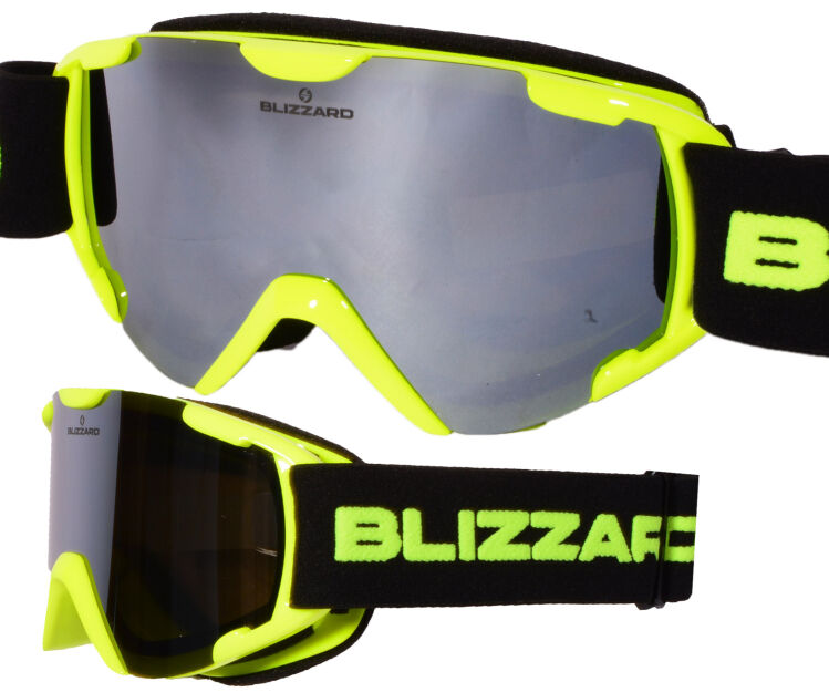 Gogle juniorskie BLIZZARD 952 DAO NEON YELLOW LIME