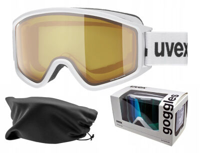 UVEX GOGLE NARCIARSKIE SNOWBOARDOWE UVEX G.GL 300 white S2