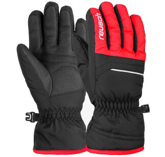 Rękawice narciarskie Reusch Alan Junior black/fire red