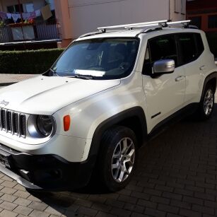 Bagażnik Amos ALFA Dynamic na reling do JEEP Renegade Limited 2014->