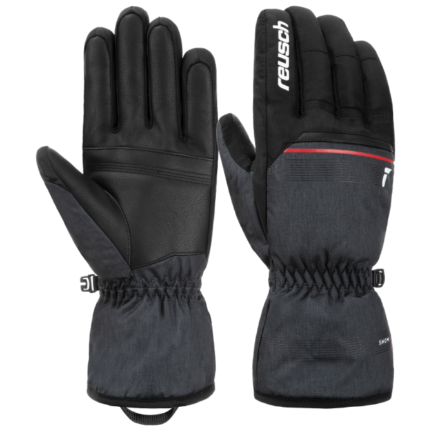 Rękawice narciarskie Reusch Snow King black/fire red