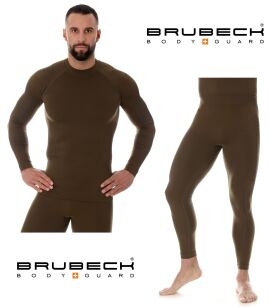 Brubeck RANGER THERMO męska bielizna TERMOAKTYWNA dla wojska myśliwych KHAKI