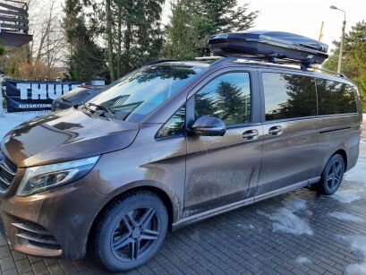 Bagażnik Thule Evo WingBar Mercedes V class W447 na reling 2015 ->