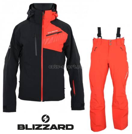 Męski Kombinezon narciarski BLIZZARD Ski Jacket RACE kurtka + spodnie POWER red