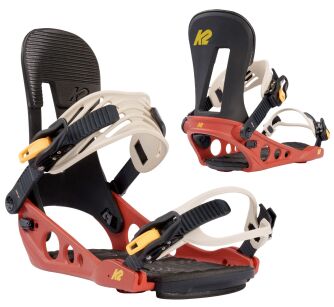 Wiązania snowboardowe K2 Line Up Freeride flex 4 undercover red black 2023