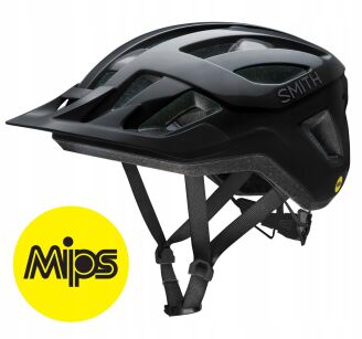 Kask dziecęcy MTB SMITH WILDER Jr MIPS czarny połysk 48-52 YS