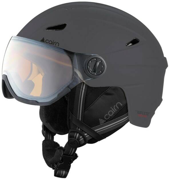 Kask narciarski Cairn IMPULSE Visor Photochrom antracyt