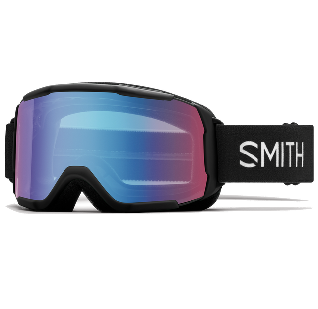 GOGLE JUNIORSKIE SMITH Daredevil black / szyba Blue Sensor Kontrast S1