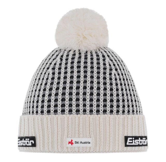 Czapka Eisbar FLOW OS Pompon MU RL SKA Ski Austria kolor 099 white black