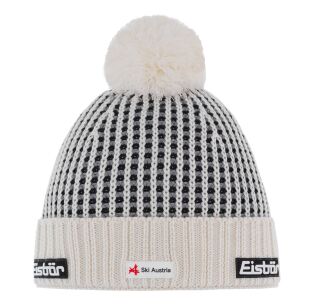 Czapka Eisbar FLOW OS Pompon MU RL SKA Ski Austria kolor 099 white black