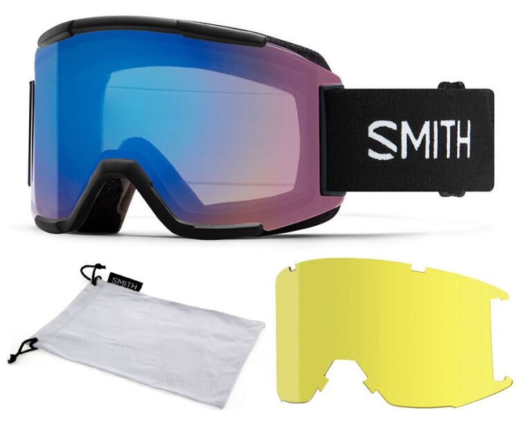 GOGLE SMITH SQUAD 2 szyby S1 Flash- Blue / S1 Yellow