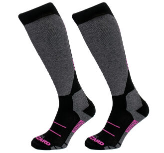 Skarpety narciarskie Blizzard Sport WOOL black/pink 35-38