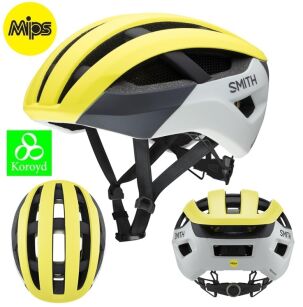 Kask SMITH Network MIPS Koroyd Szosa Gravel neon yellow viz 2024