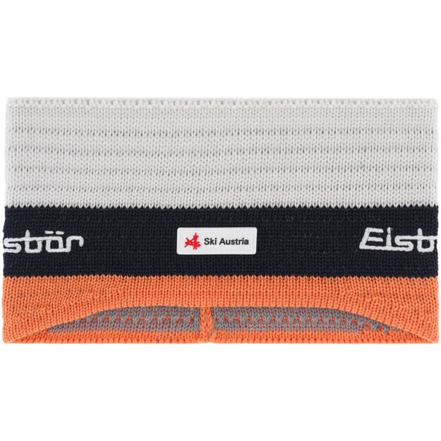 Opaska na głowę Eisbar Vin Active STB RL SKA Ski Austria kolor 524 white black orange