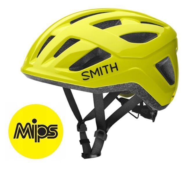 Kask rowerowy dziecięcy SMITH Zip Jr MIPS High VIZ Yellow 48-52 XS